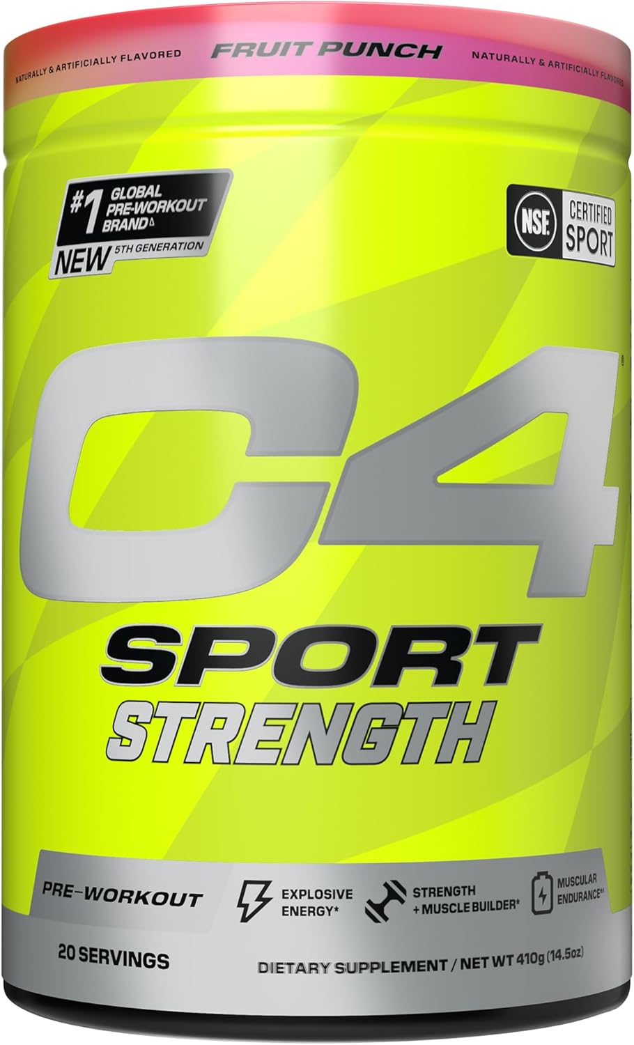 c4 sport strength pre workout powder