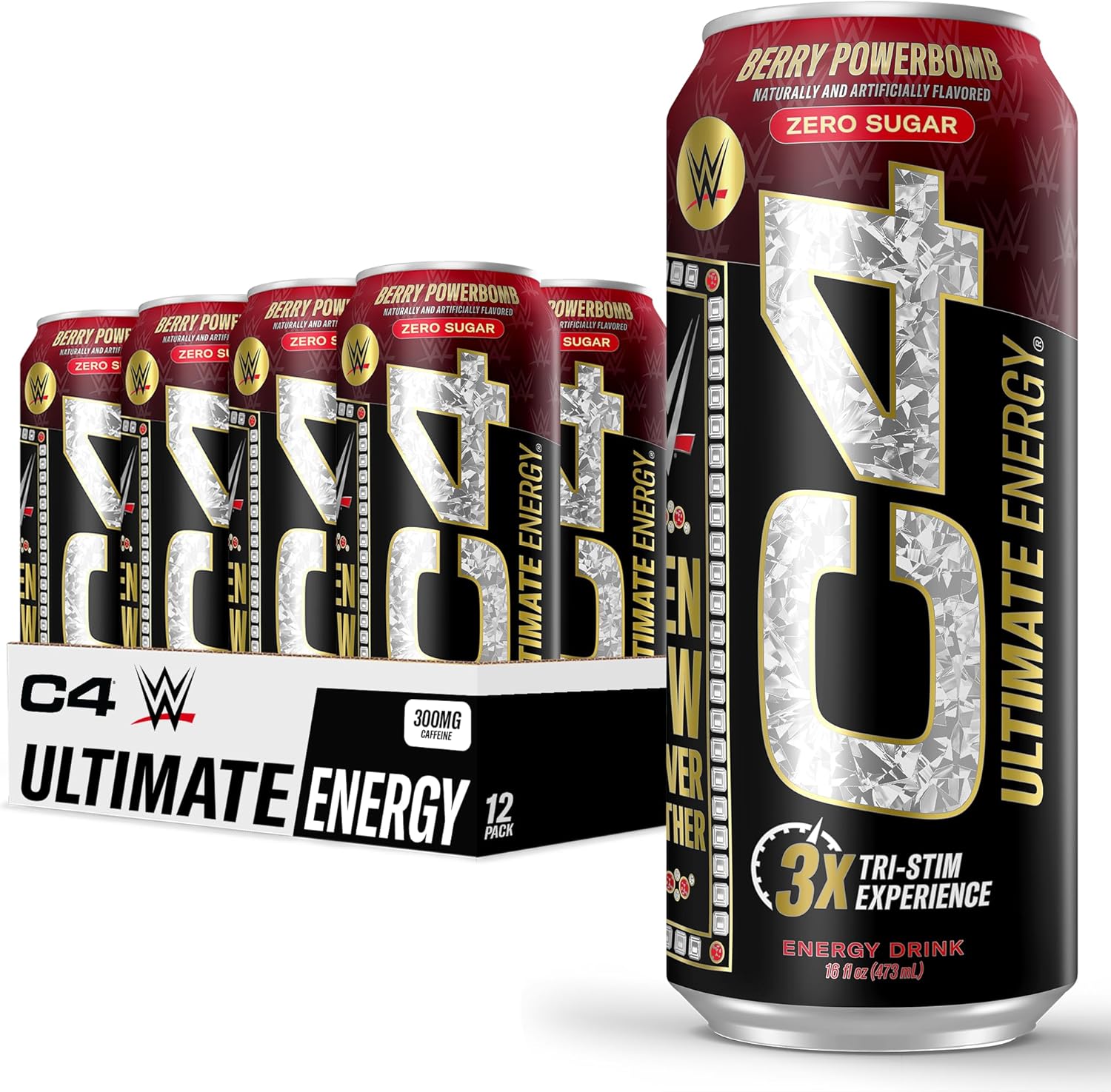 c4 ultimate x wwe pre workout sugar free energy drink